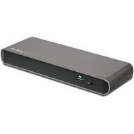 StarTech.com Thunderbolt 3 Docking Station, Compatible with WindowsmacOS, Supports Dual 4K HD Displays, 85W Power Delivery - Power and Charge Laptop and Peripherals, (TB3DK2DPPD)