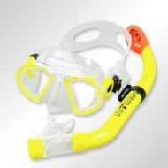 Subgear Maske Child neon -yellow mit Schnorchel