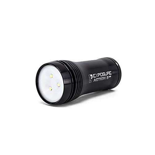  Exposure Lights Action 3-100 Degree Beam Camera Headlight Floodlight 2500 Lumens Wide