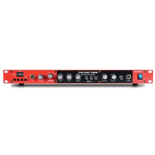  DJ Tech DJTECH PREAMP1800 8-Channel Preamplifier with 2-In2-Out USB Interface