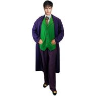 OEM Joker Full Costume Halloween Coat Vest Shirt Socks Tie Pants