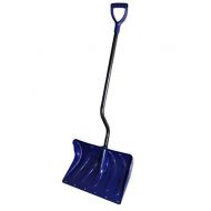 Superio 379 Heavy Duty Snow Shovel with Bend Handle and Metal Strip, One Size, Blue