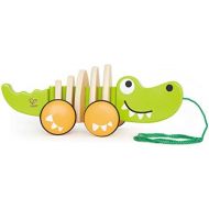 Hape Walk-A-Long Croc Toddler Wooden Pull Along Toy