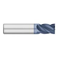Titan VI-Pro Variable Index Solid Carbide End Mills, Square End, with Weldon Flat, 4 Flute