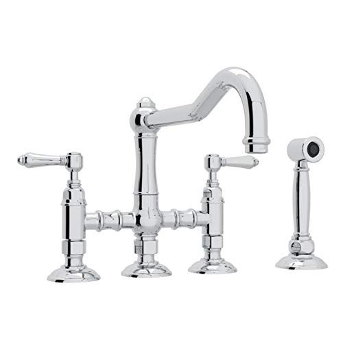  Rohl A1458LMWSAPC-2 KITCHEN FAUCETS, Polished Chrome