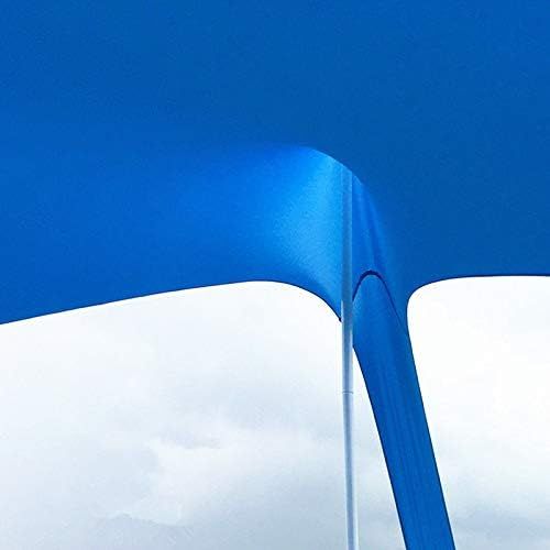  Marmenkina Blue Family Beach Sunshade 210X210cm Sunshade Anti-UV Gazebo Sun Shade UV Protection Sun Shelter Rainproof Awning