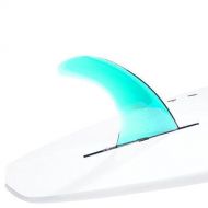 Dorsal Signature Surf SUP Single Center Fin Longboard Surfboard Fins - Aqua 9 InchAqua