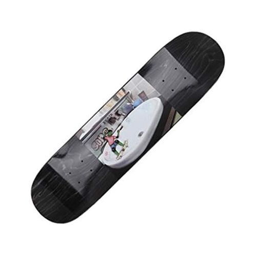  YHDD Kurzes Brett Vollpension Erwachsene Skateboard Bilaterale geneigte Board Skill Skateboard Skateboard Zubehoer (Farbe : B)