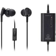 Audio-Technica ATH-ANC33iS QuietPoint Active Noise-Cancelling In-Ear Headphones with In-Line Microphone & Control