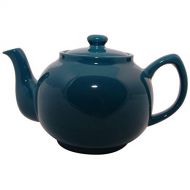 Price & Kensington, 6 Tassen Teekanne, Steingut, dunkelblau, glanzend