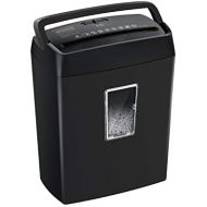 [아마존베스트]Bonsaii 6-Sheet Cross-Cut Paper Shredder, High-Security P4 Office Shredders with 3.5 Gallons Wastebasket Capacity and Transparent Window, Black (C204-C)