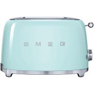 [아마존베스트]Smeg TSF01PGUS 50s Retro Style Aesthetic 2 Slice Toaster, Pastel Green