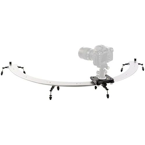  Movo Photo CTS500-II Panoramic 180° Circular Camera Sliding Track System with Roller Bearing Sliding Platform