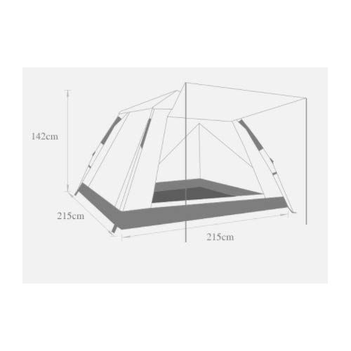  Amio Automatisches Zelt im Freien 2-3-4 Personen Starke regendichte Zeltreihe fuer Familien