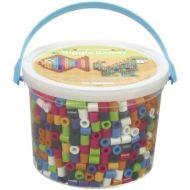 [아마존베스트]Perler Beads Biggie Beads Fuse Bead Activity Kit for Kids Crafts, 1200 pcs