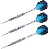 Harrows Sonic 90% Tungsten, Coated with Blue Titanium Nitride & Powerful Grip Cuts, Steel Tip 23G #10401