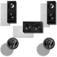 Polk Audio Surround System: Pair of 265-rt, 1 255c-rt In-wall, Pair of 90-rt