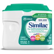 [아마존베스트]Similac For Supplementation Non-GMO Infant Formula with Iron, Powder, 23.2 Ounces (Pack of 4)
