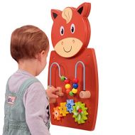 Learning Advantage Horse Activity Wall Panel - 18M+ - in Home Learning Activity Center - Wall-Mounted Toy for Kids - Decor for Bedrooms and Play Areas