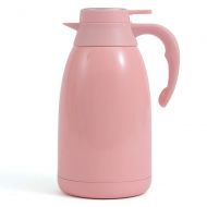 MMJ 2 Liter Pink Insulation Pot 304 Stainless Steel Liner Home Pressing Office Thermos