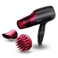 Panasonic EH-NA65-K nanoe Hair Dryer, Professional-Quality with 3 attachments including Quick-Dry Blow Dry Nozzle for Smooth, Shiny Hair