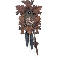 Schneider 12-Inch Five Leaves and One Bird Black Forest 30-Hour Cuckoo Clock