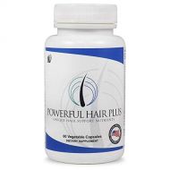 PURE PLANT HOME Powerful Hair Plus, Unique Hair Vitamins with Biotin For Hair, Skin & Nails, Addresses Vitamin Deficiencies That May Impact Hair Loss, Thinning, Lack of Regrowth In Men And Women,