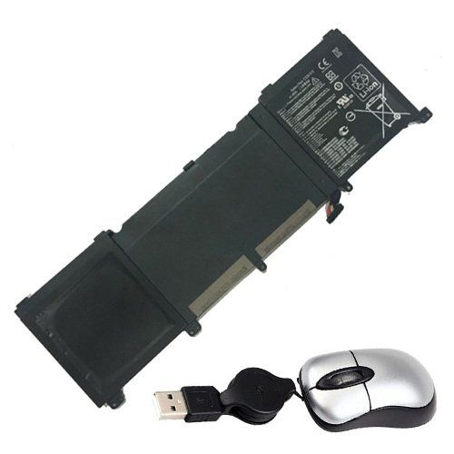  Amsahr C32N1415-05 Replacement Battery for ASUS C32N1415, ZenBook Pro UX501JW-4720, CN245T, FI177T, Includes Mini Optical Mouse