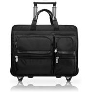 McKlein USA Clinton Nylon Detachable Wheeled 17 Laptop Case