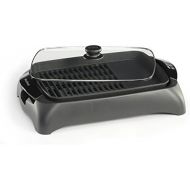 West Bend 6111 Electric Indoor Counter Top Grill with Drip Tray Featuring Temperature Control, Black, (Discontinued by)