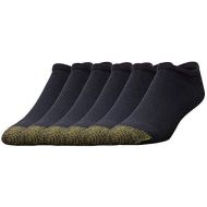 Gold Toe Mens 6-Pack Cotton Cushion No Show Liner Socks