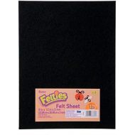 [아마존베스트]Darice Bulk Buy DIY Felties Felt Sheet Black 9 x 12 inches (5-Pack) FLT-0032
