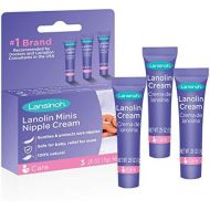 [아마존베스트]Lansinoh Lanolin Nipple Cream for Breastfeeding, 3 Portable Mini Tubes, 0.25 Ounces Each, Soothing...