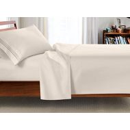College Dorm Room 3Pc Bed Sheet Set, Twin-Extra Long Size 39x 80 - Hypoallergenic Brushed Microfiber Sheets. By Clara Clark