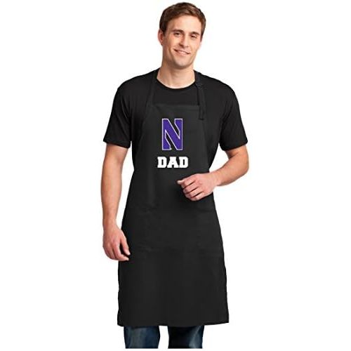  Broad Bay Northwestern University Dad Apron Large Size Northwestern Dad Gift for Men Man Him