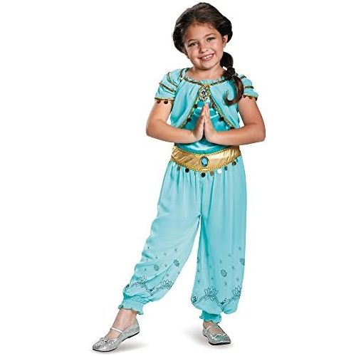  Disguise Jasmine Prestige Disney Princess Aladdin Costume, Small4-6X