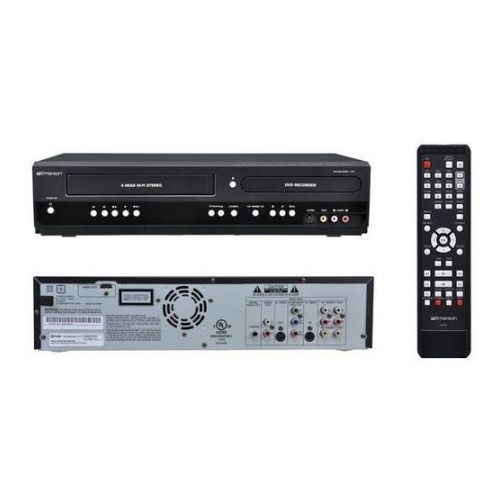  Emerson ZV427EM5 DVDVCR Combo DVD Recorder and VCR Player With HDMI 1080p DVDVHS, Progressive Scan Video Out, 5-Speed for Up to 6-hours Recording