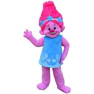 KF Poppy Troll Mascot Costume Adult Character Trolls