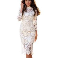 WWricotta Womens Sexy Lace Bodycon Pencil Dress Cocktail Prom Gown Dress