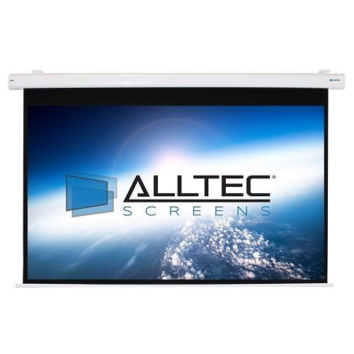  Alltec Screens ATS-E135HW Electric HDTV Format Projector Screen 135 Diag.