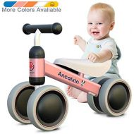 Ancaixin Baby Balance Bikes Bicycle Children Walker 6-24 Months Toys for 1 Year Old No Pedal Infant 4 Wheels Toddler First Birthday Christmas Thanksgiving Gift