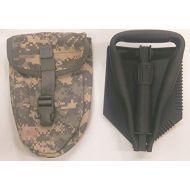 Military issue TriFold Entrenching Tool E-Tool, with ACU Carrier Genuine Military Issue Etool Shovel
