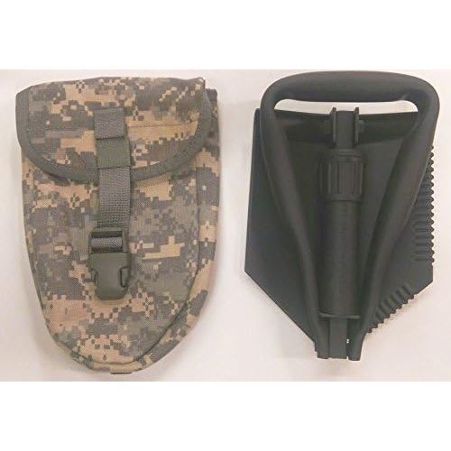  Military issue TriFold Entrenching Tool E-Tool, with ACU Carrier Genuine Military Issue Etool Shovel