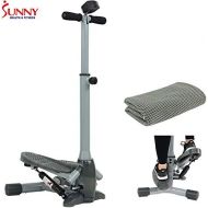 Sunny Health and Fitness Twist-in Stepper with Handlebar (SF-S0637) wWorkout Cooling Towel