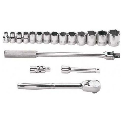  Williams WSS-18HF 18-Piece 12-Inch Drive Socket and Drive Tool Set