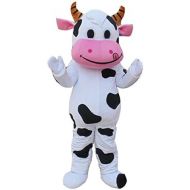 Huiyankej Cow Mascot Costume Cow Costume Cartoon Character Dress