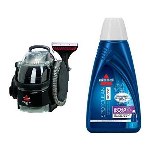  Bissell 3624 SpotClean Professional Portable Carpet Cleaner - Corded and BISSELL OXYgen BOOST Portable Machine Formula, 32 ounces, 0801 Bundle