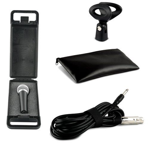  Marathon MA-59 Dynamic CardioID Vocal Microphone - Includes: Cable, Clip, Pouch, Carrying Case