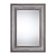 Uttermost 09179 Selden - 45 Mirror, Aged/Galvanized Steel Finish