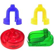 [아마존베스트]Marble Genius Stable Bases Marble Run Accessory Add-On Set (4 pcs.)